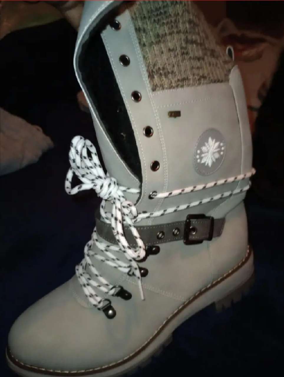 Wasserdichte Knie-Schneestiefel für Damen