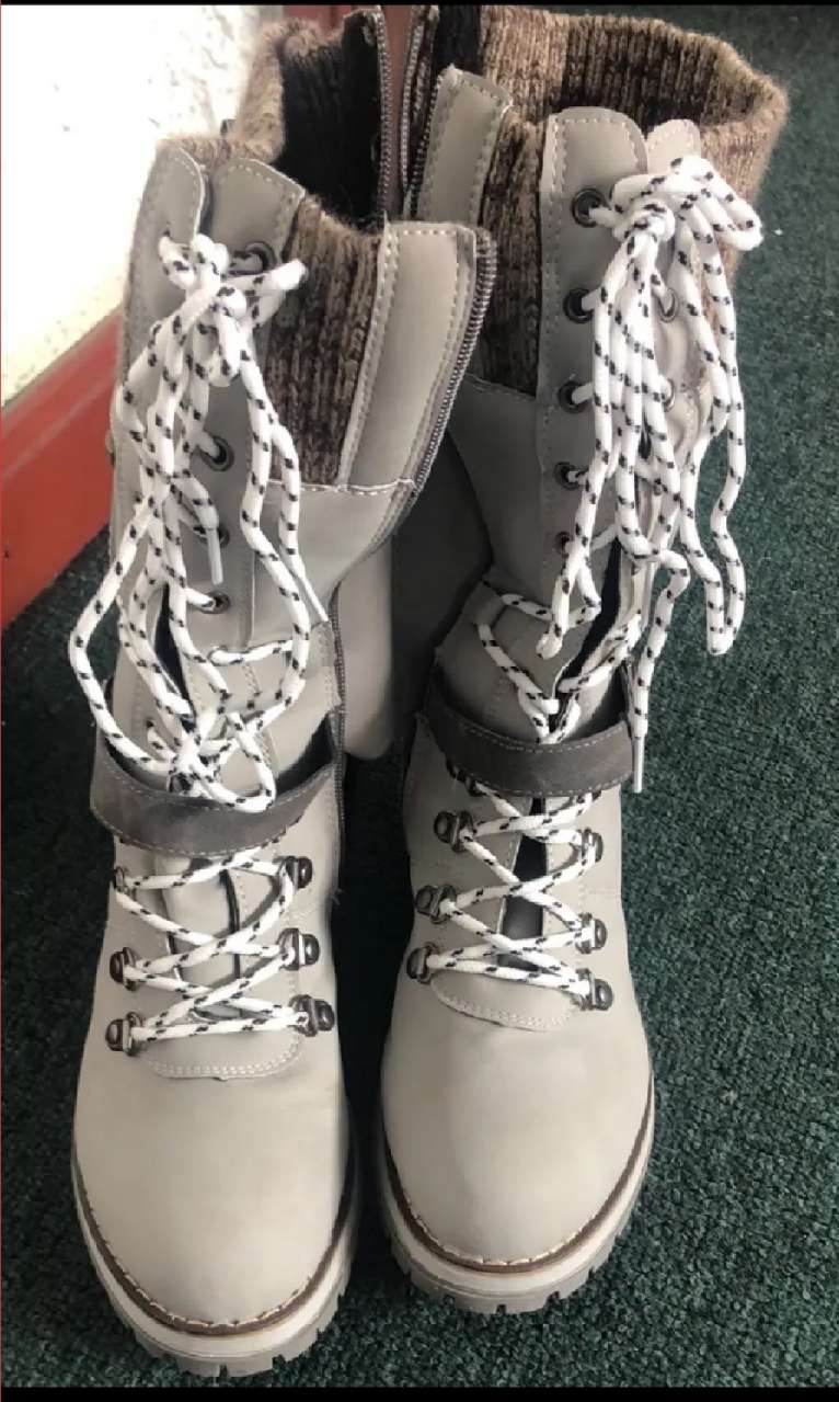 Wasserdichte Knie-Schneestiefel für Damen