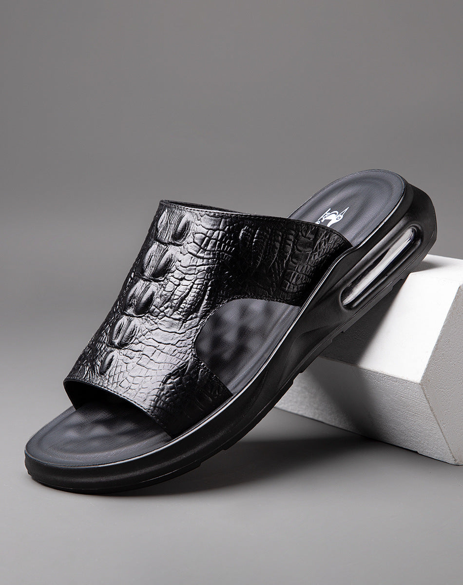 2024 NEUE LUFTPOLSTER-LEDERSANDALEN